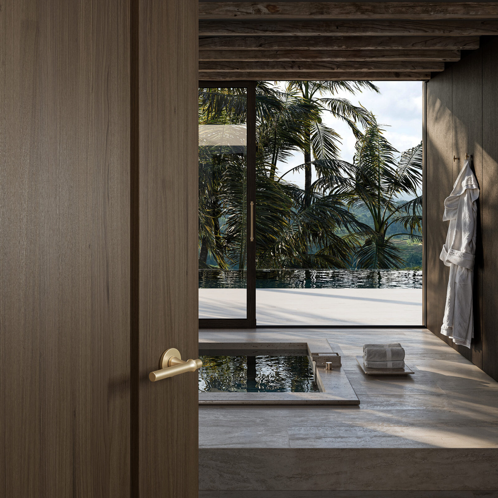 Quincalux Bangkok Collection F3 L Door Handle Overview LR